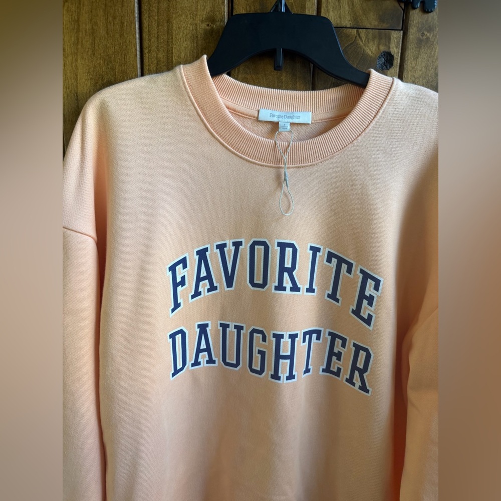 Favorite Daughter Peach Crewneck Sweatshirt - Picture 2 of 7